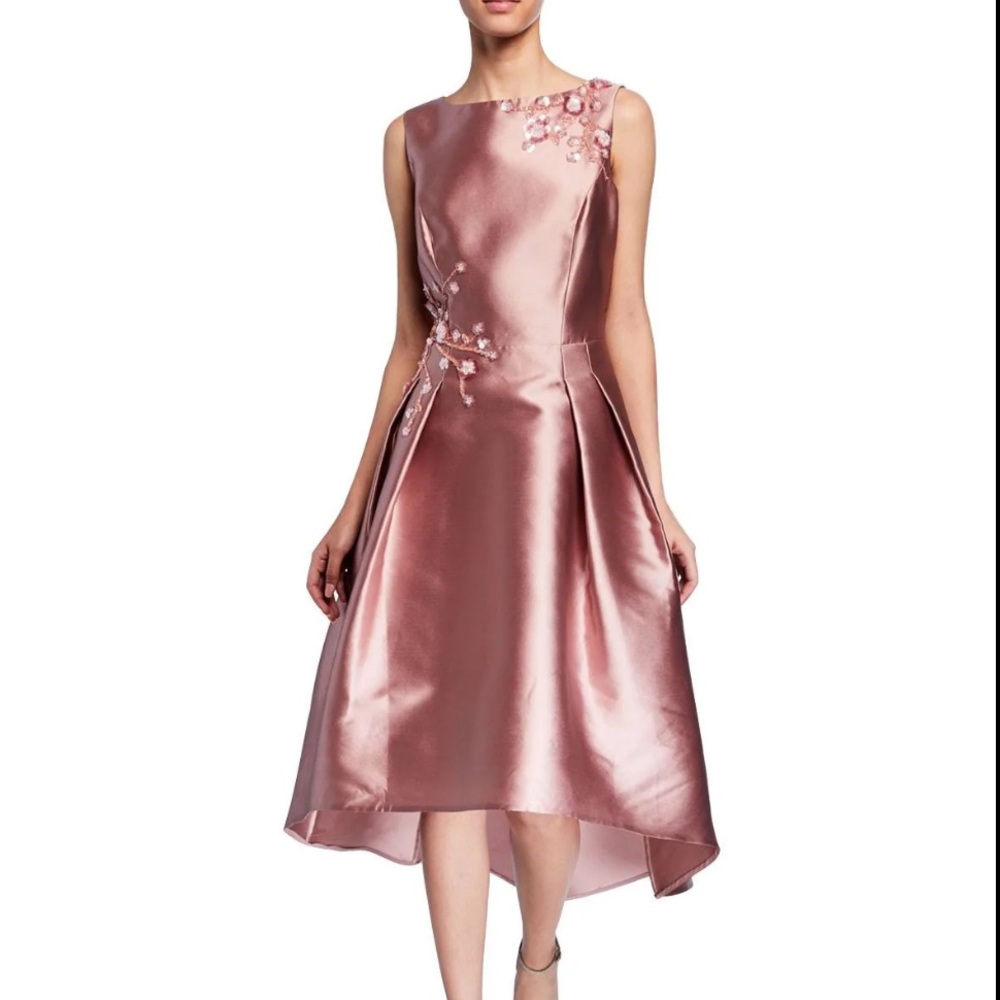 NWT Teri Jon High-low Mauve Gown size 14
